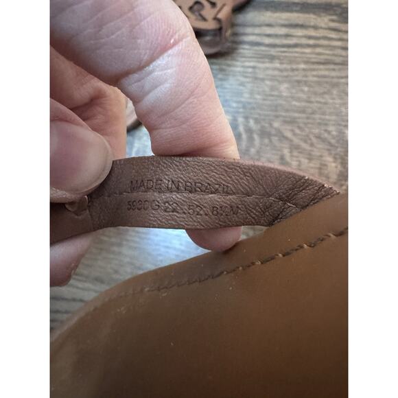 Tory Burch Miller Sandals Tan Size 8.5 Retail $200 - Picture 7 of 10